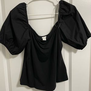 H&M puff sleeve top